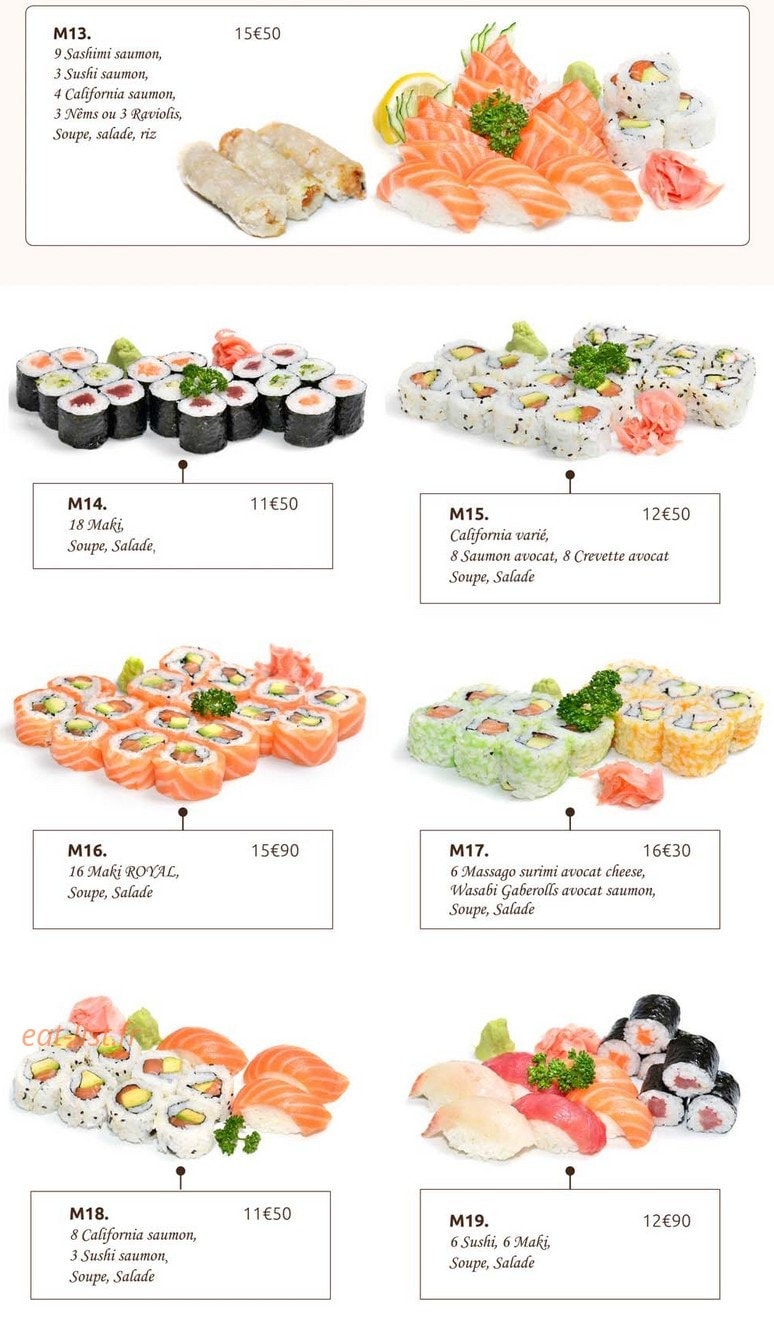Sushi Ichi — carte page 14