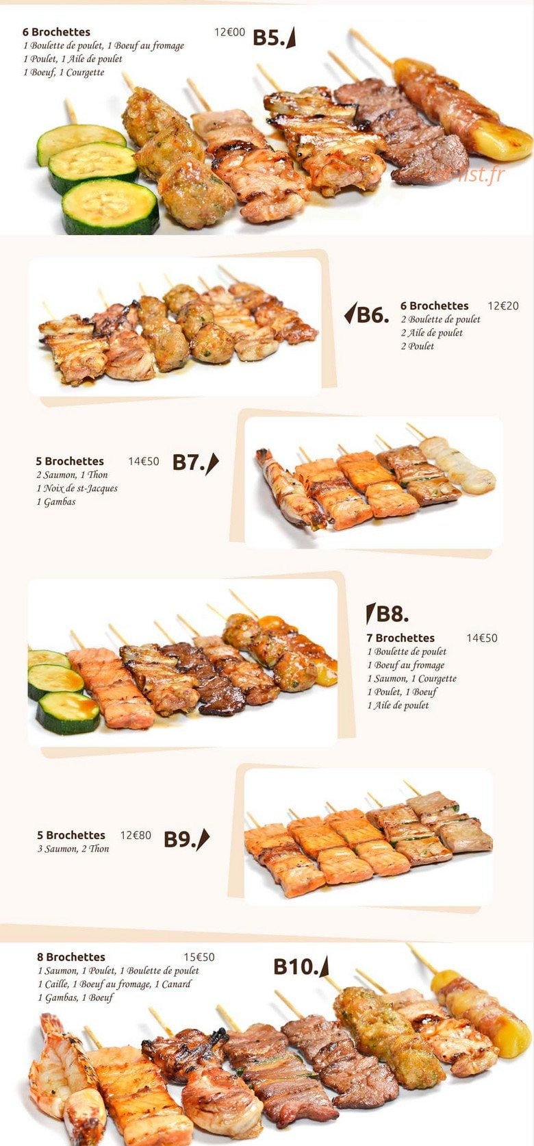 Sushi Ichi — carte page 8