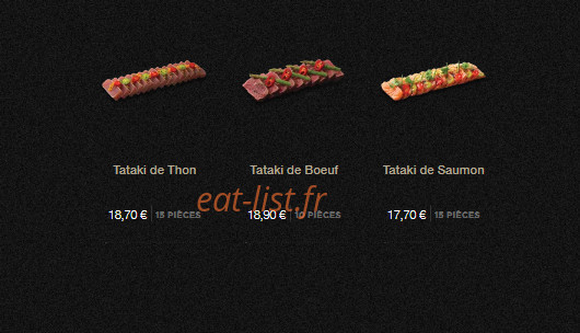 Sushi Shop — carte page 13