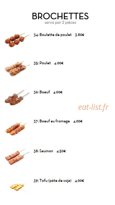 Sushi Story — carte page 8