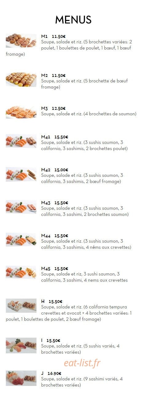 Sushi Story — carte page 9