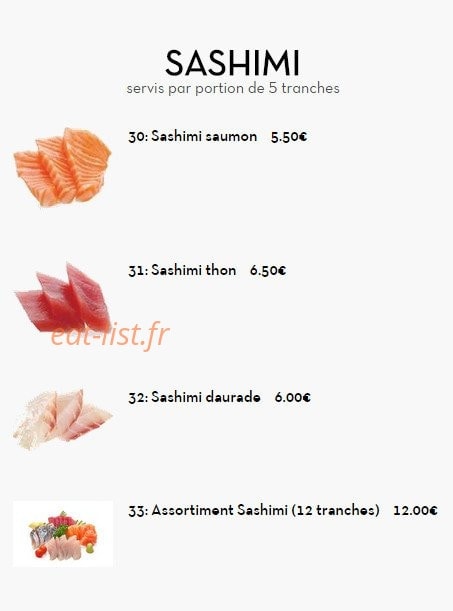 Sushi Story — carte page 6