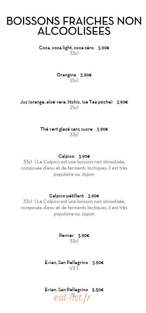 Sushi Story — carte page 21