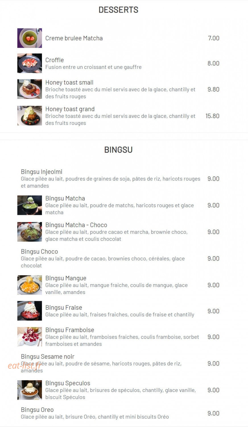 Sweetea's — carte page 7