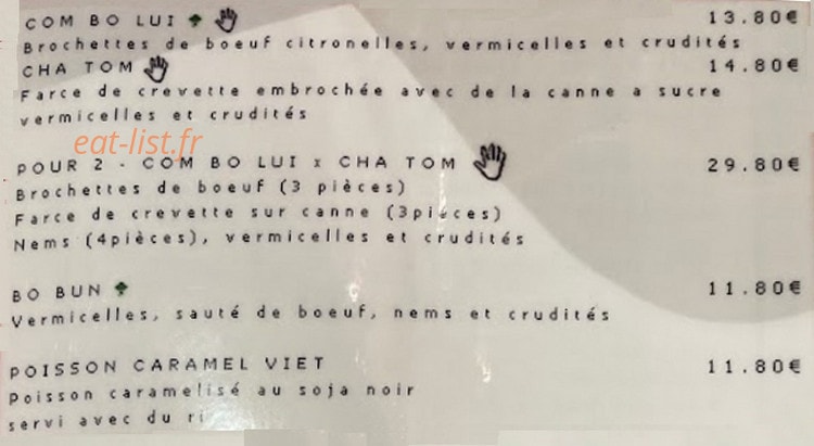 Tam M Tam — carte page 4