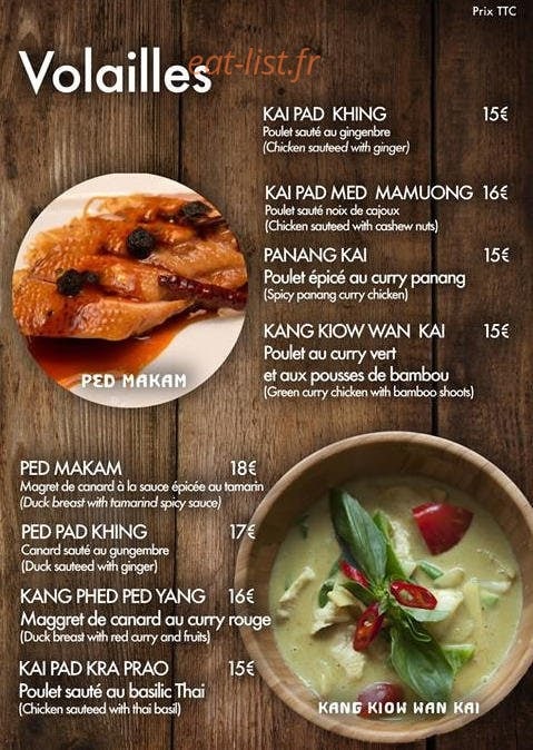 Thai Tawan — carte page 6