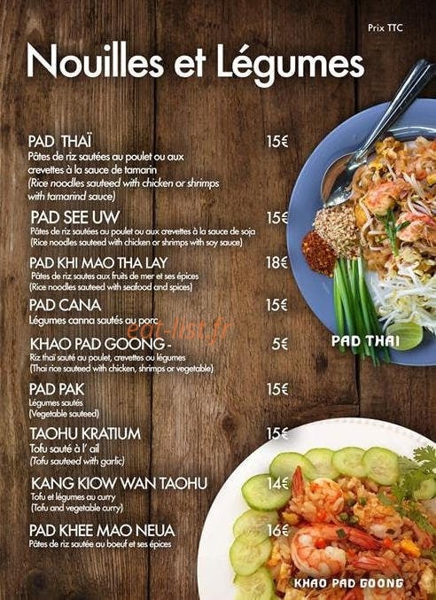 Thai Tawan — carte page 2