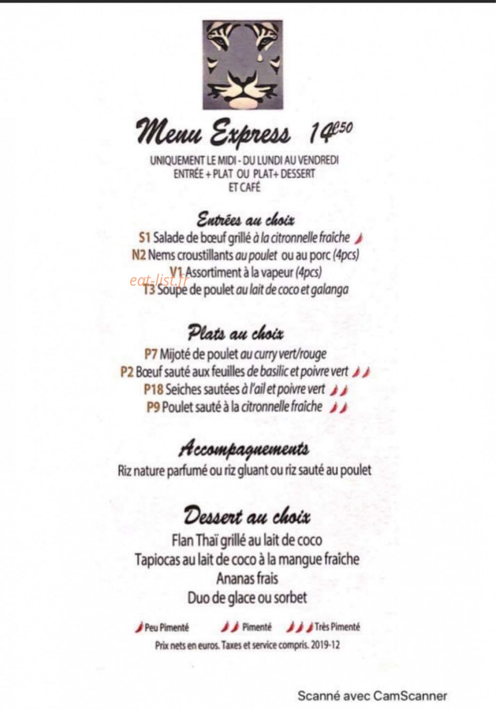 Tigre qui pleure — carte page 5