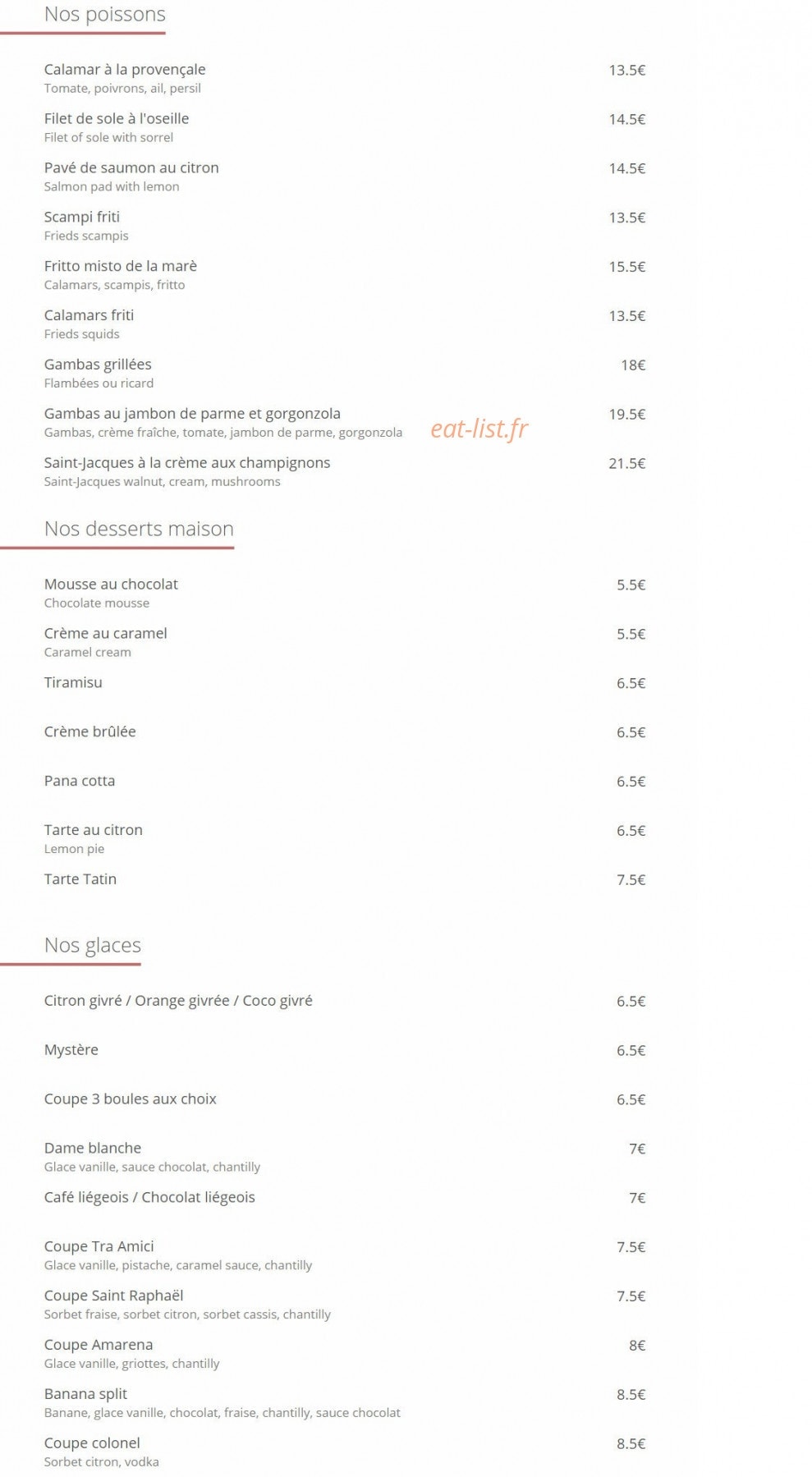 Tra Amici — carte page 5