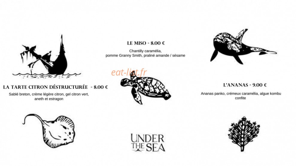 Under the sea — carte page 2