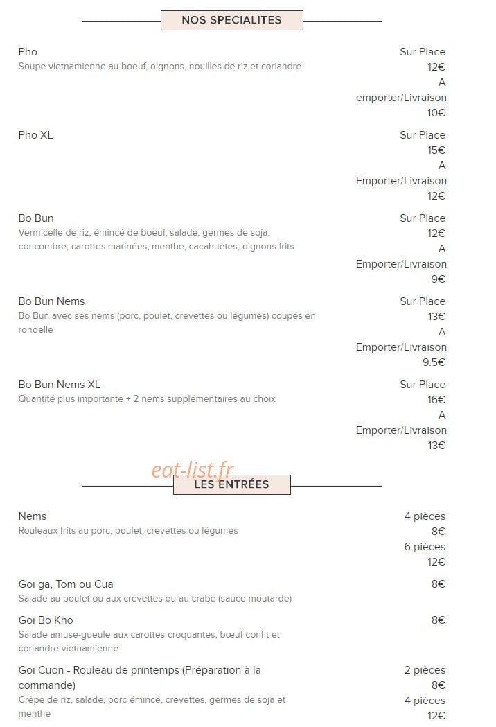 Xinh Xinh — carte page 1
