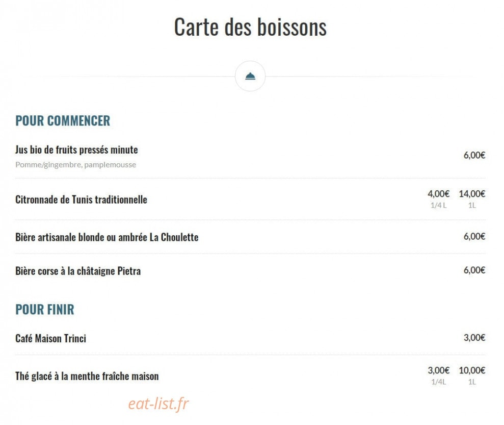 A Mi-Chemin - Chez Virginie — carte page 2