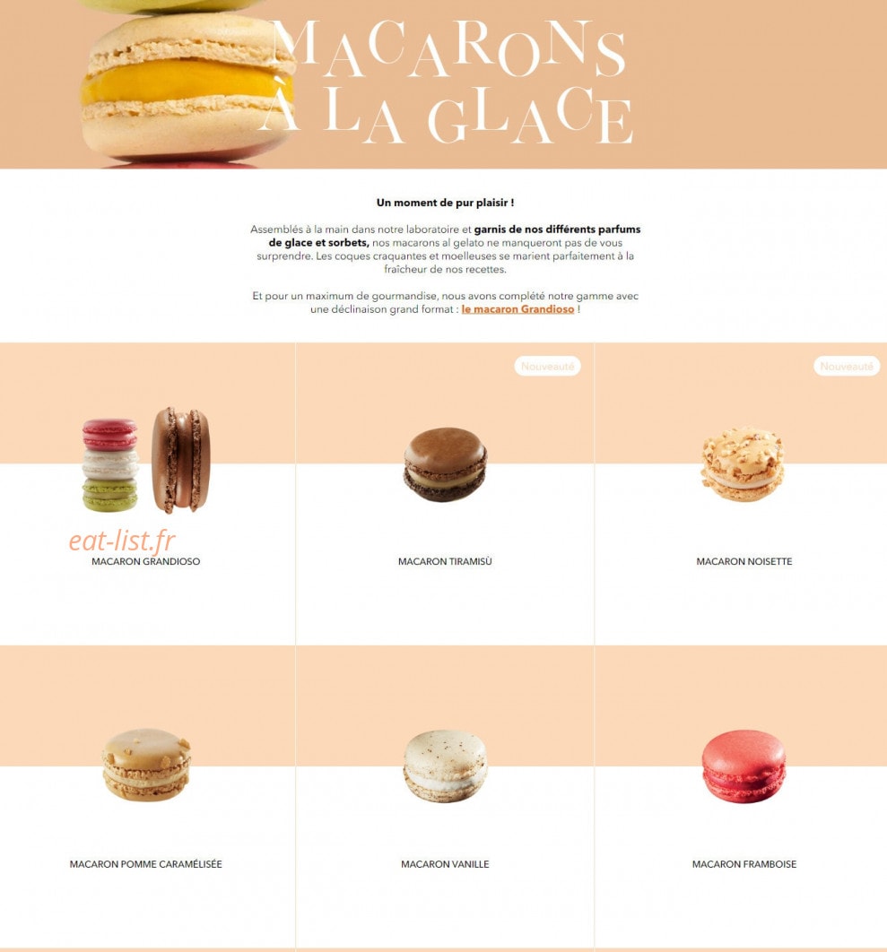 Amorino — carte page 9