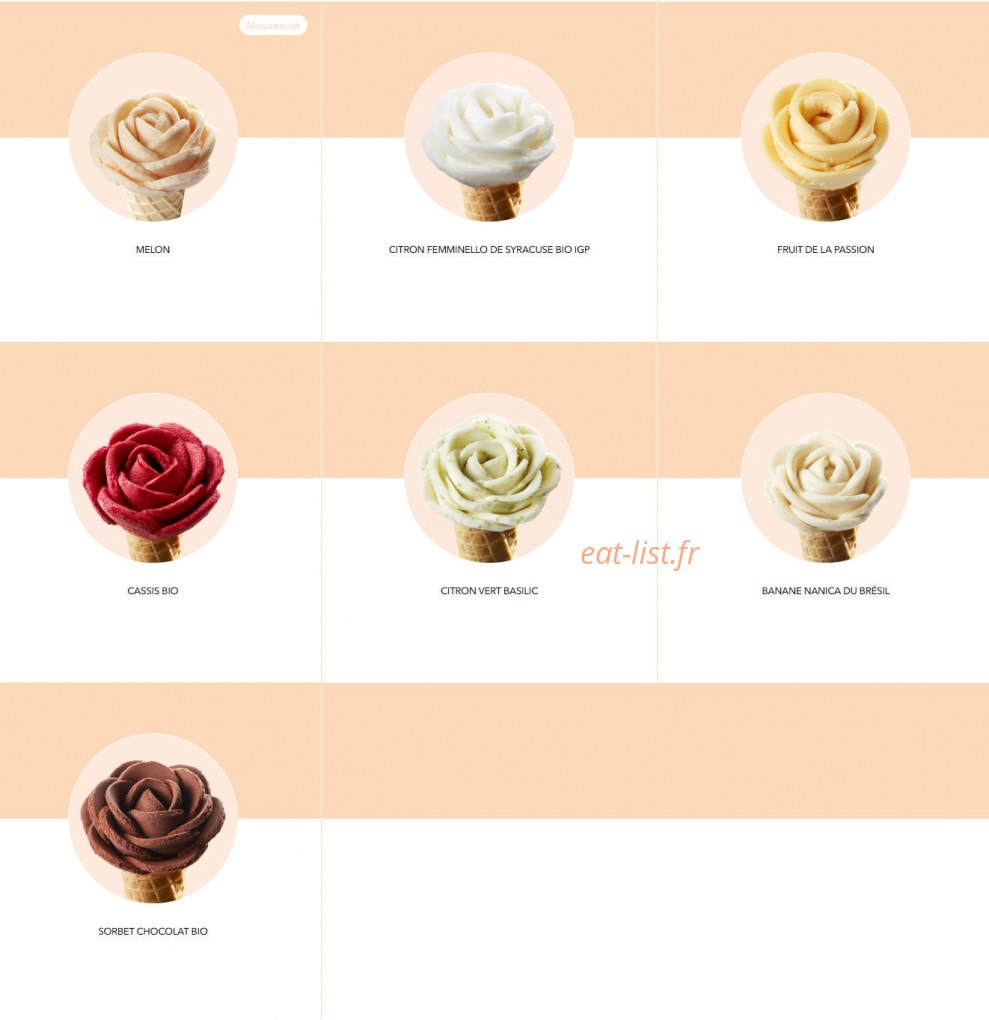 Amorino — carte page 2