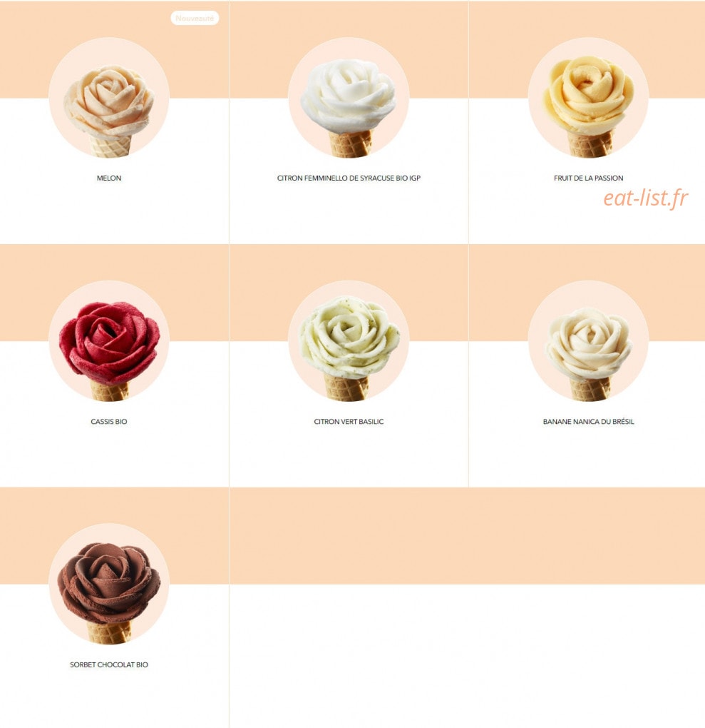 Amorino — carte page 2