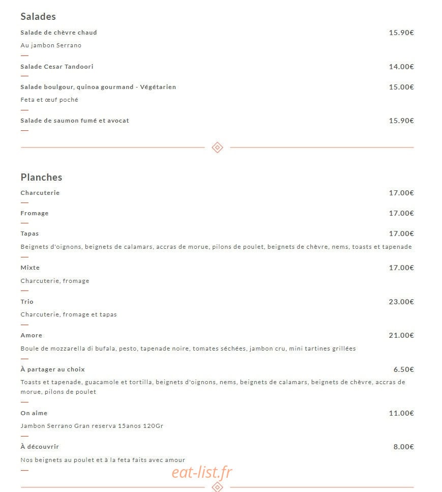 Amour — carte page 4
