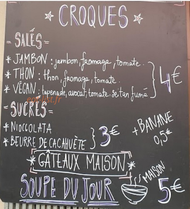 Armand Bar & Cantine — carte page 3