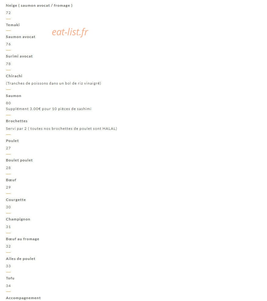 Asia Food — carte page 6