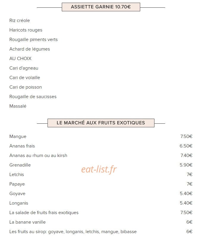 Aux Petits Chandeliers — carte page 3