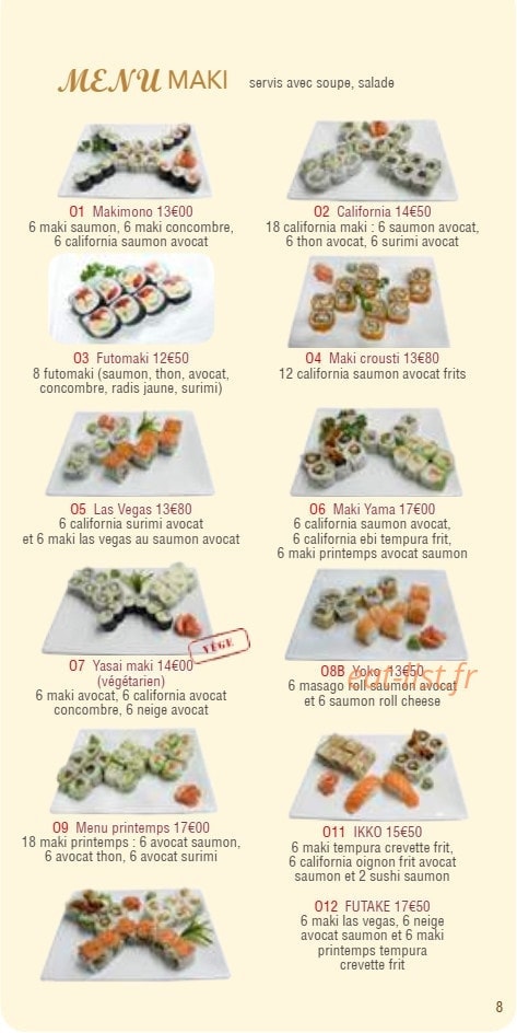 Awabi okinawa — carte page 6
