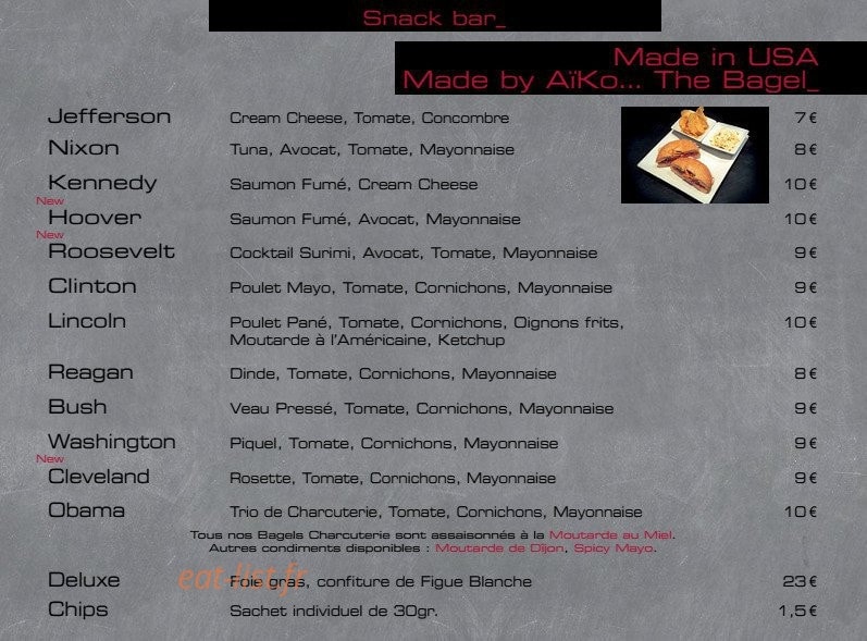 Ayko Sushi — carte page 8