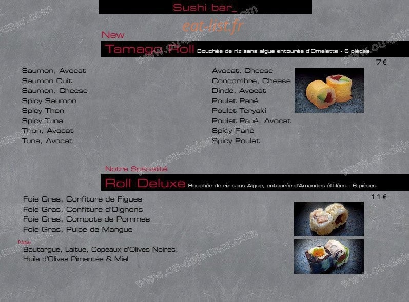 Ayko Sushi — carte page 17