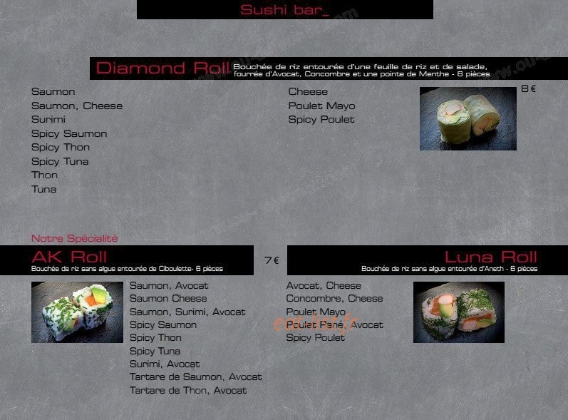 Ayko Sushi — carte page 13