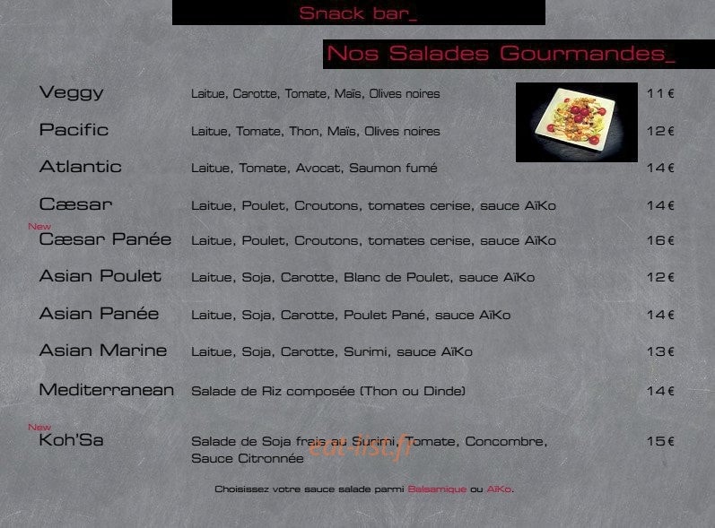 Ayko Sushi — carte page 6