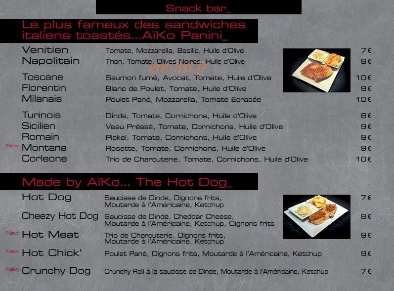 Ayko Sushi — carte page 7