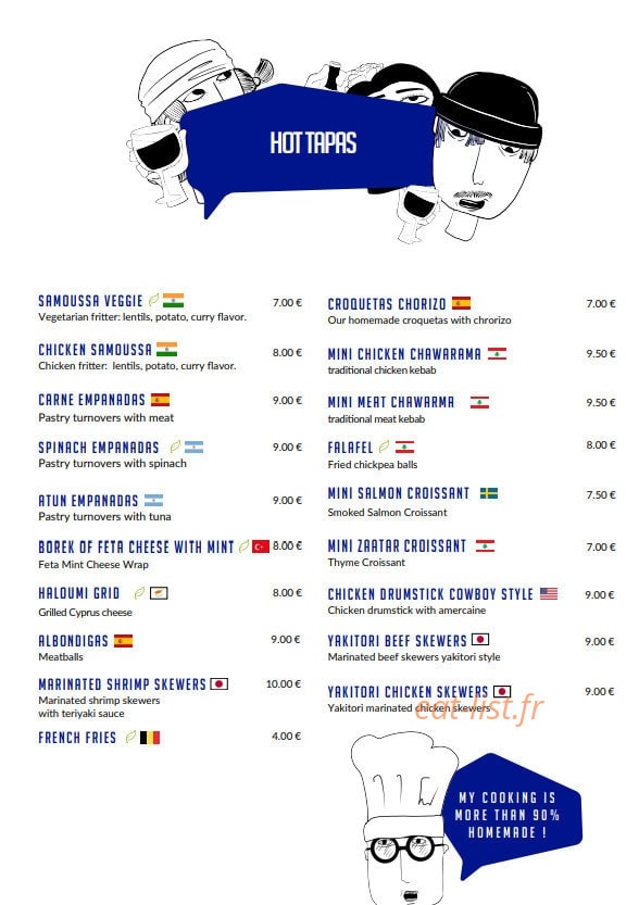 Bistro Cobalt — carte page 5