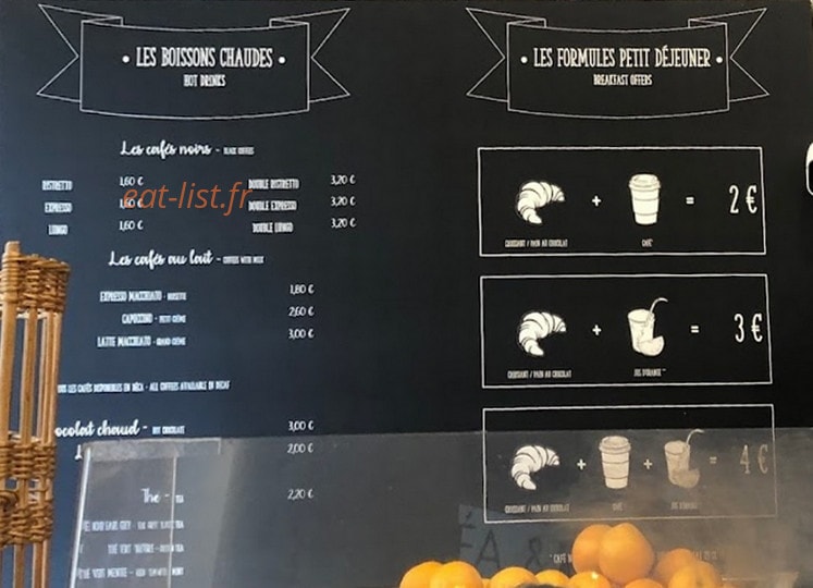 Boulangerie Léa & Gilles — carte page 1