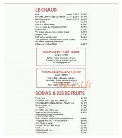 Café D'Orléans — carte page 3