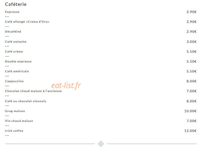 Café de la Place — carte page 8