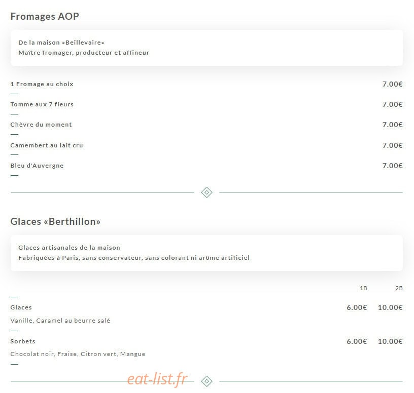 Café de la Place — carte page 5