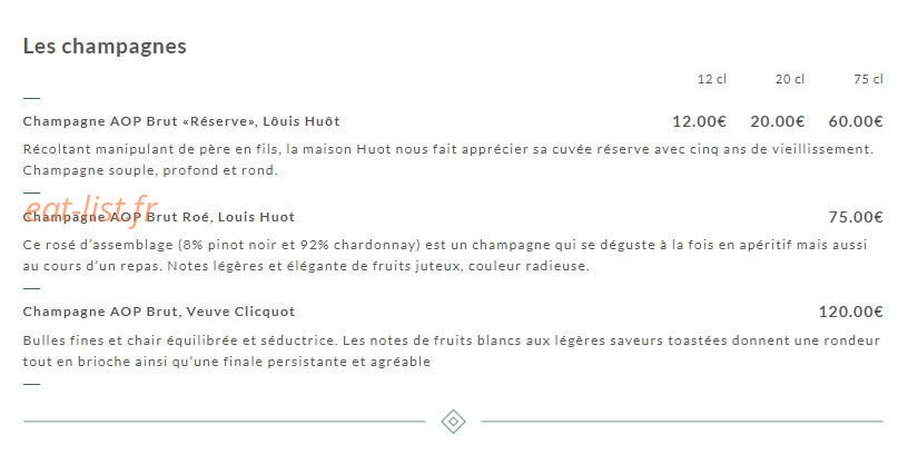 Café de la Place — carte page 15
