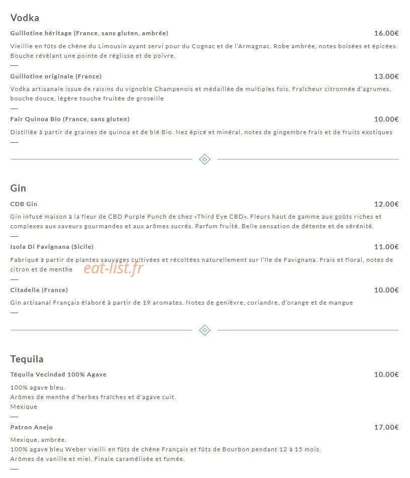 Café de la Place — carte page 21