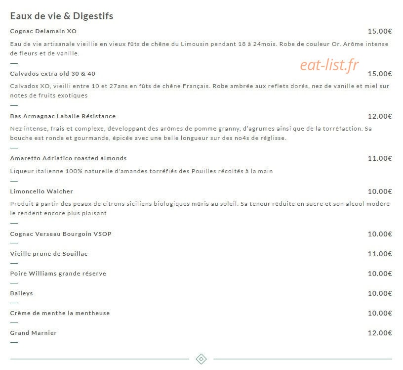 Café de la Place — carte page 22