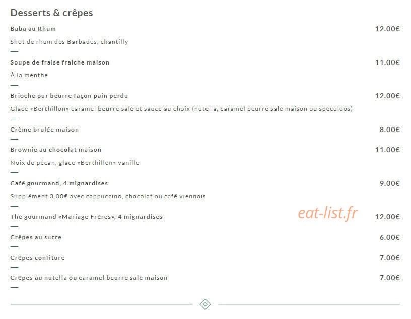 Café de la Place — carte page 6