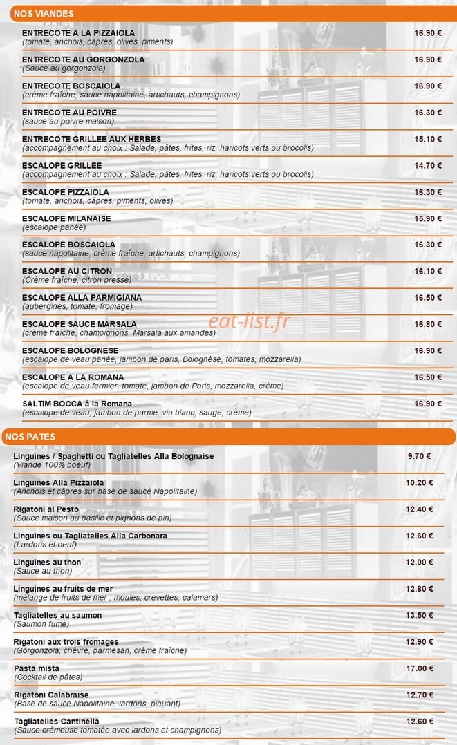 Cantinella — carte page 2