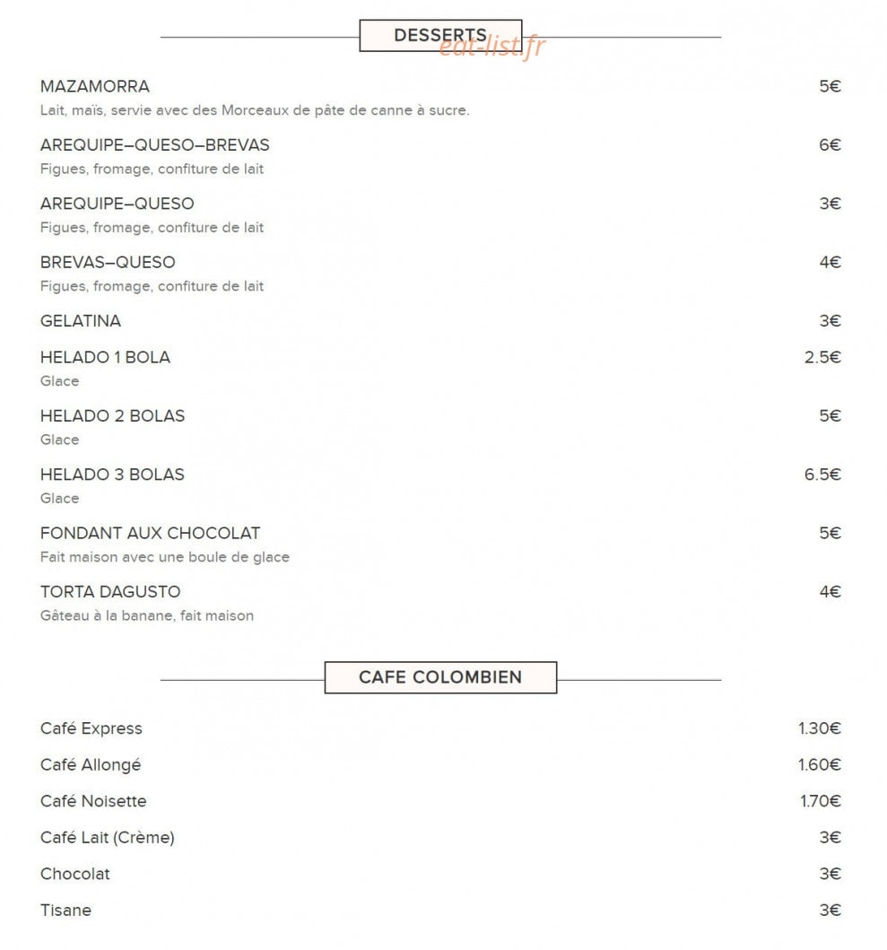 Casa Dagusto — carte page 4