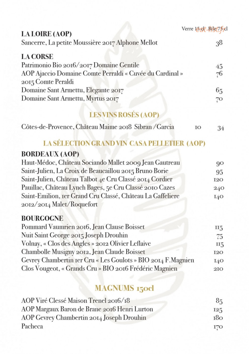 Casa Pelletier — carte page 6