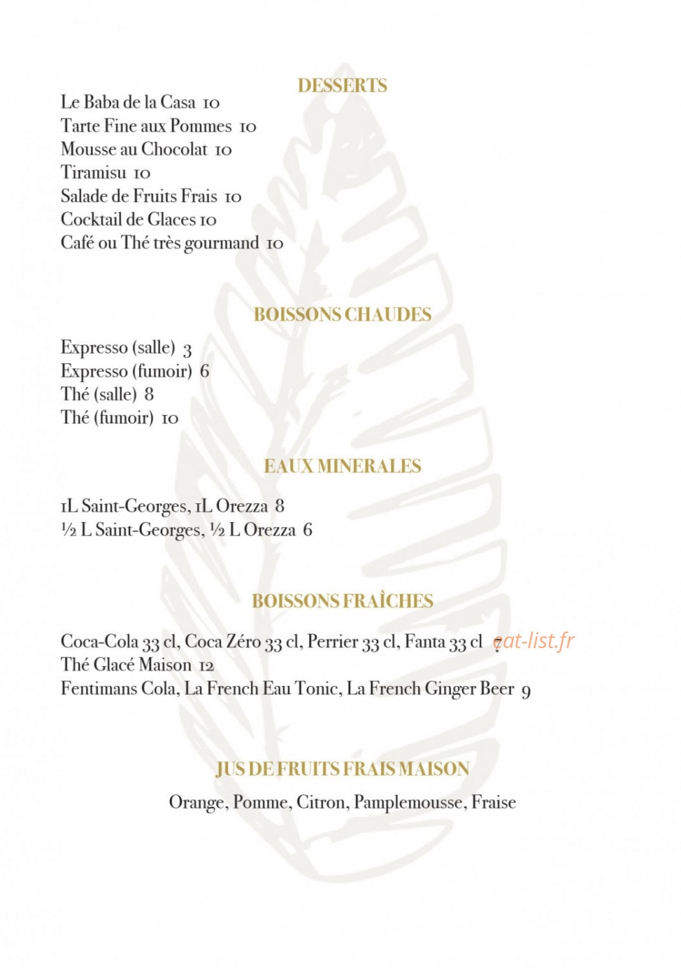 Casa Pelletier — carte page 2