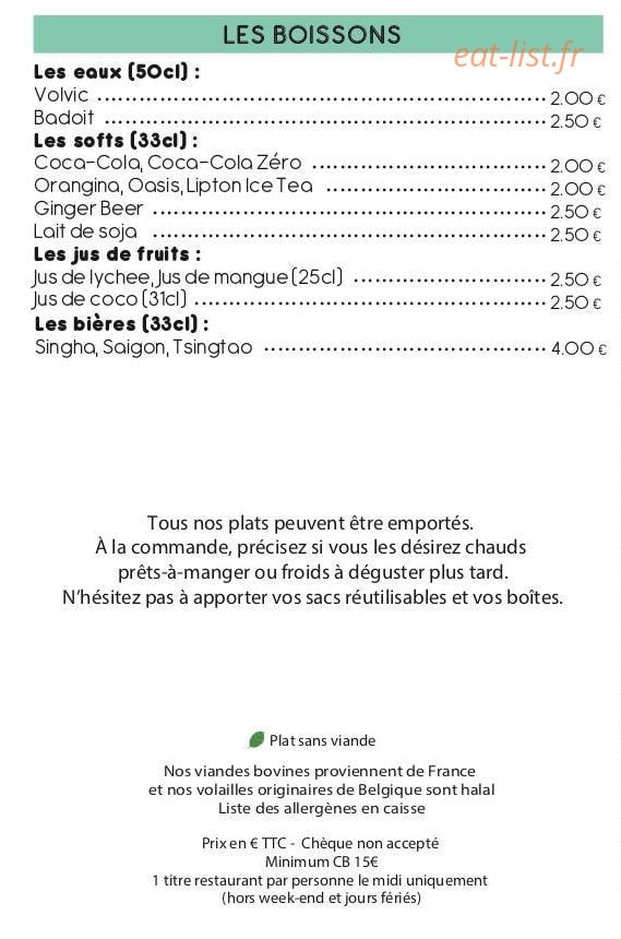 Chez Joy — carte page 6