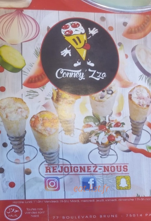 Conney'Zza — carte page 1