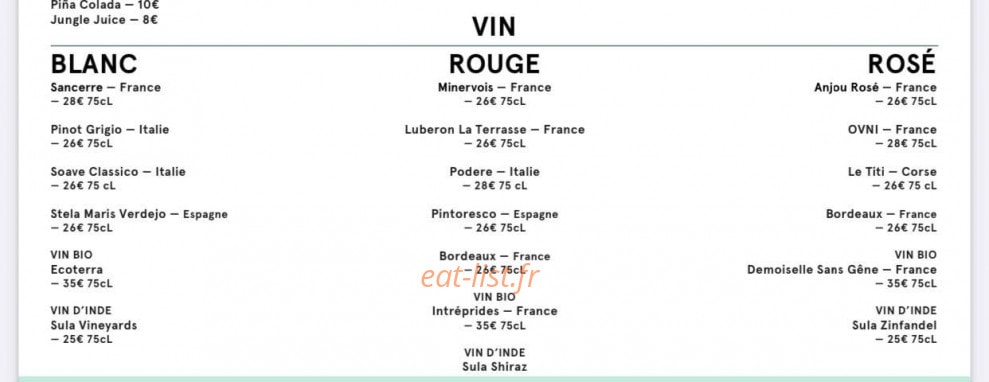 Coriandre — carte page 3