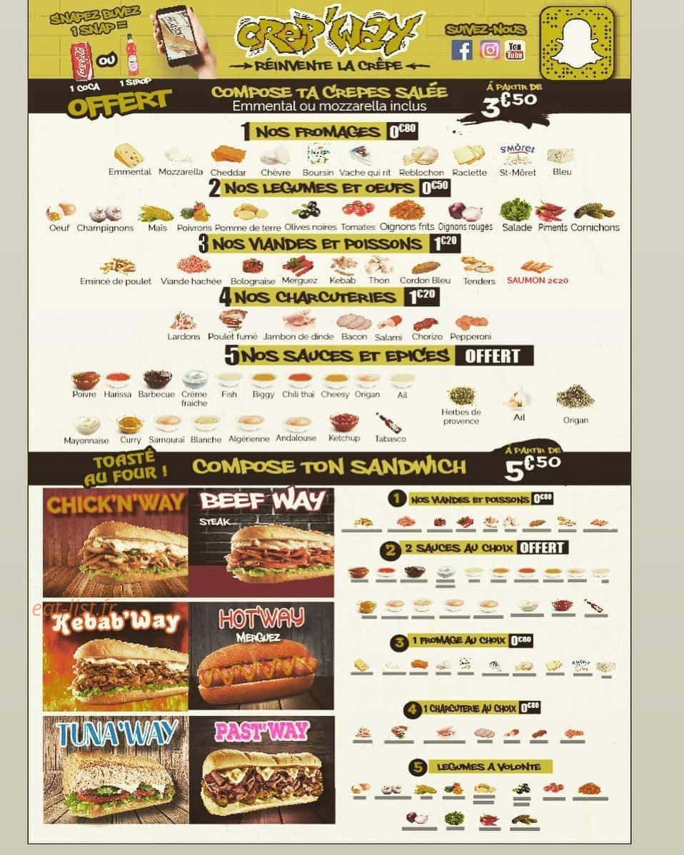 Crep’way — carte page 3
