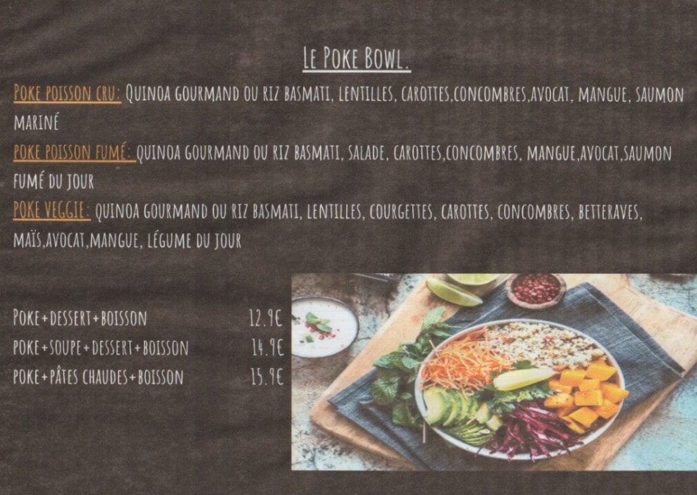 Croq'fraish — carte page 1
