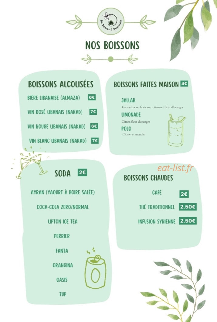 De Damas à Beyrouth — carte page 3
