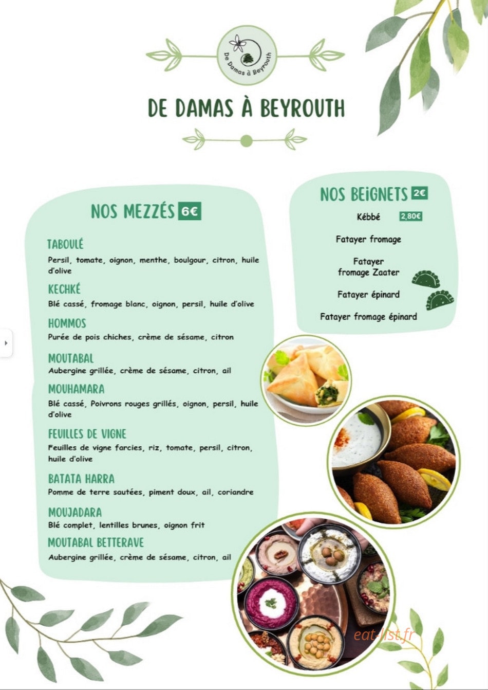 De Damas à Beyrouth — carte page 1