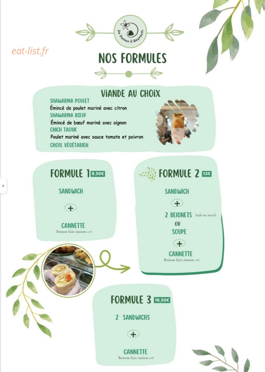De Damas à Beyrouth — carte page 4